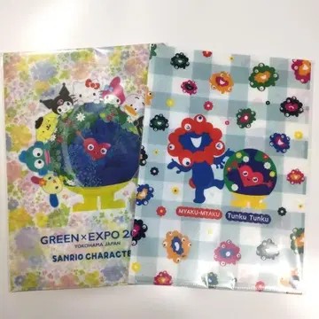 먀쿠먀쿠 뚱크뚱크 산리오 만박 클리어 파일