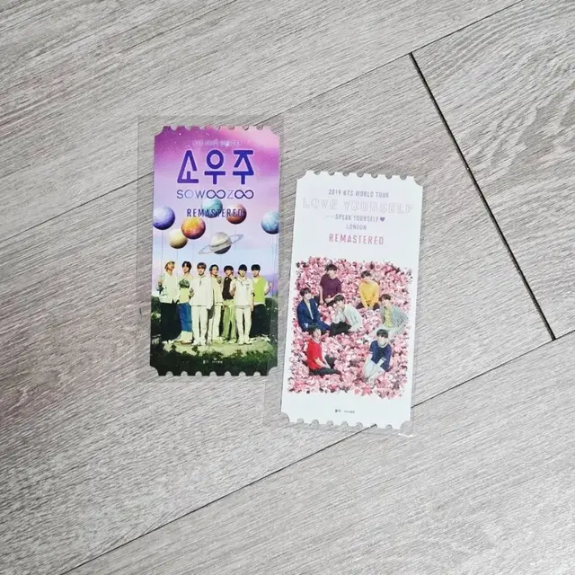 BTS 방탄소년단 오리지널 티켓 (러브유어셀프, 소우주)