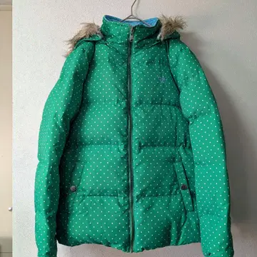 [ 록시 ] ROXY 다운 점퍼 아우터 도트 후드 부착