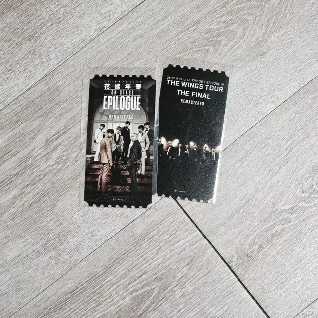 BTS 방탄소년단 오리지널 티켓 (화영연화, 트릴로지 3윙스)