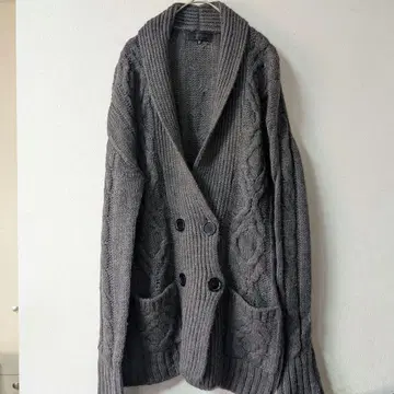 [ UNTITLED ] 언타이틀 가디건 스웨터 더블 버튼
