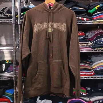 USA 구제 의류 JOHN DEERE 트랙터 기업 워크 후드티