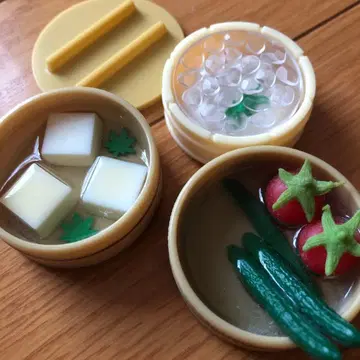 히야시오케마스코트 히야시오케 가챠가챠 가챠 여름 채소 히야야코 소멘