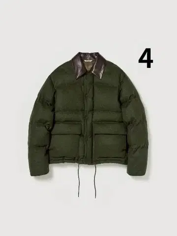 AURALEE BABY CAMEL FLANNEL DOWN BLOUSON