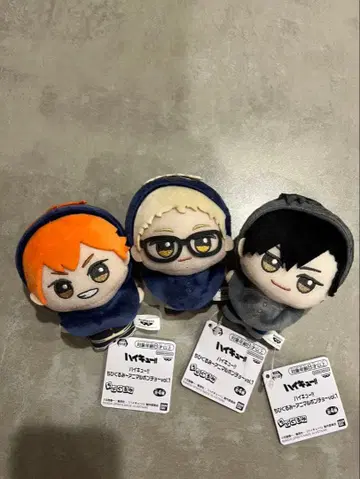 하이큐!! SD 인형 ~애니멀 판초~ vol.1 3종 세트