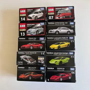 토미카 프리미엄 단종품 다수 10대 세트