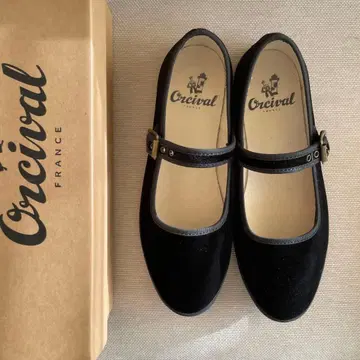 오르치발 벨벳 스트랩 슈즈 24.5cm (24cm용)