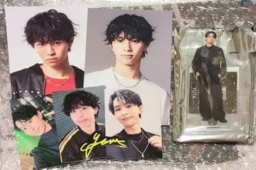 라스피 YUTA 아크릴 스탠드 트레이딩 카드 엽서 스티커