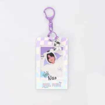 리얼피스 생일 나오 카드 케이스 키링