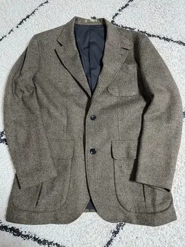 테일러드 자켓 브라운 계열 울 혼방