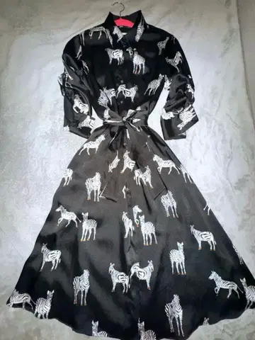 [ ZARA ] 시마 얼룩말 원피스 2way 상의