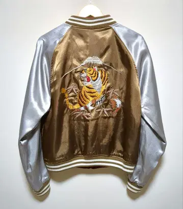 [ 새상품급 ] 90s 용호 자수 스카잔 리버서블 수베니어 자켓 M