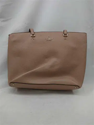 앤 케이트 스페이드 토트백 베이지 계열 가죽 A4 수납 가능