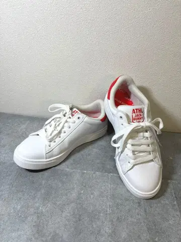 새상품급 JACK BUNNY 스파이크리스 골프화 화이트 24.5cm