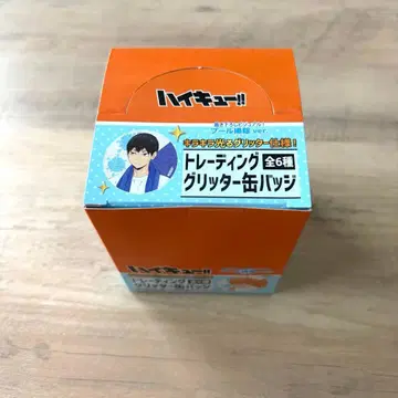 하이큐 트레이딩 글리터 캔뱃지 수영장 청소