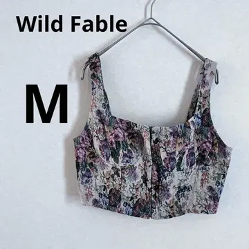 Wild Fable 플로럴 프린트 [M] 뷔스티에