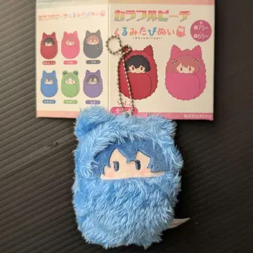 컬러풀 피치 나오키리 호두 싸개 봉제 인형 마스코트 키링