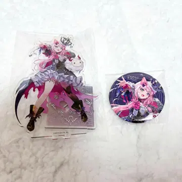 니지산지 얀나리 아니카페 아크릴 스탠드 캔뱃지 RPG