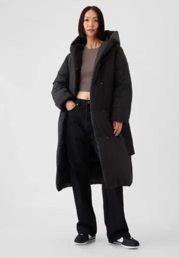 GAP S 사이즈 롱 다운 자켓