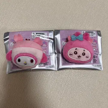 치이카와 산리오 캐릭터즈 시크릿 헤어 클립 2종류