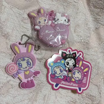 베리에 러버 키링 스티커 세트 블루 베리에 데비리 키티