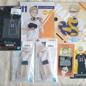 하이큐 츠키시마 케이 묶음 판매 엽서 아크릴 스탠드 아크릴 참