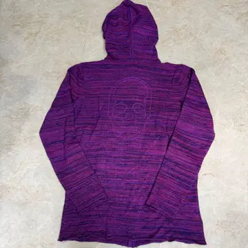 루시앙페라피네 후드 부착 가디건 스컬 자수