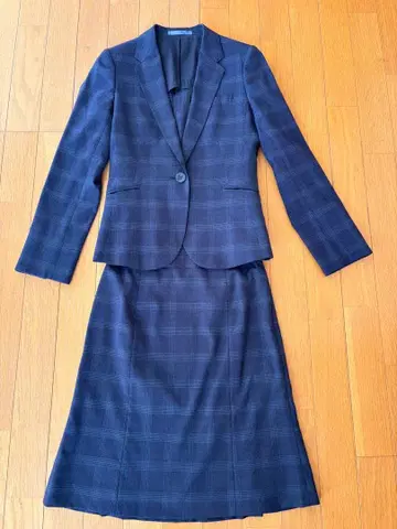 AOKI LES MUES 체크 무늬 수트