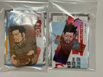 도그 스레드 스퀘어 캔뱃지 메탈릭 키링 니헤이 토시미츠