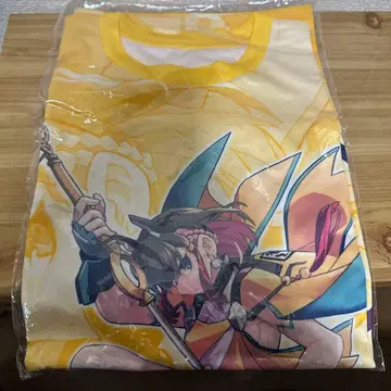 [미사용품] 푸른 뇌전 건볼트 특전 풀 그래픽 T셔츠 기린