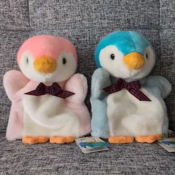 펭귄 퍼펫 2체 세트 AQUA 에노시마 수족관