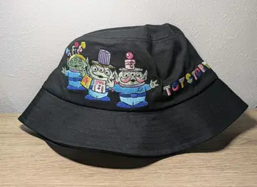 [ 미사용 새상품 ] 토이 스토리 모자 버킷햇 블랙 리틀 그린맨 로쏘