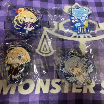 몬스터 스트라이크 러버 마스코트 4개 세트