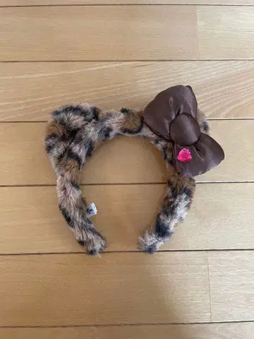 USJ 유니버셜 헬로키티 레오파드 무늬 머리띠