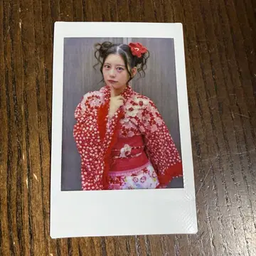 츠키아시 아마네 프린트 폴라로이드 후르츠 지퍼