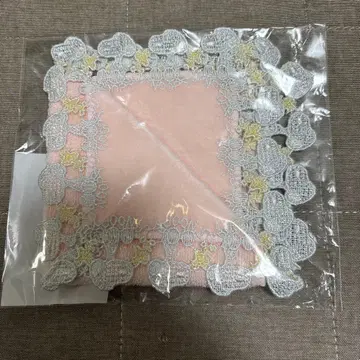 치카자와 레이스 타월 손수건 스누피 핑크 레어 미개봉 새상품