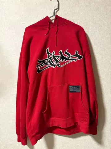 [ 초레어 ] TRIBALUSA 빨간색 후드티 XL