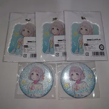 DMM 스크래치 학원 아이돌 마스터 카츠라기 리리야 세트 캔뱃지