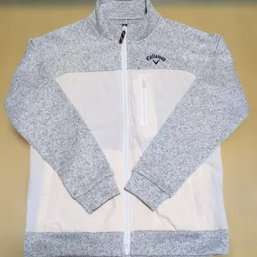 캘러웨이 집업 자켓 그레이/화이트