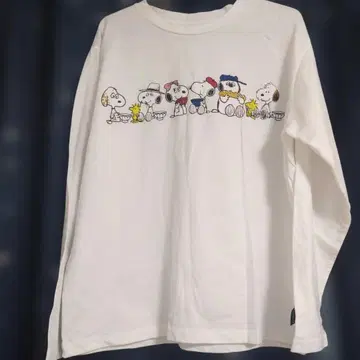 애프터눈 티 스누피 긴팔 티셔츠