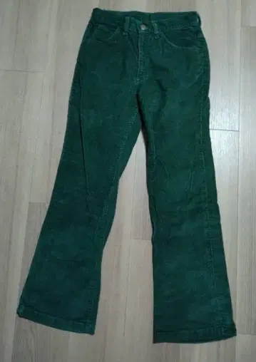 Lee 코듀로이 팬츠 그린