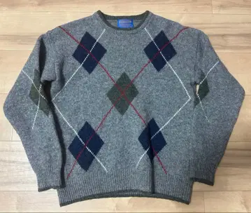 펜들턴 아가일 니트 그레이