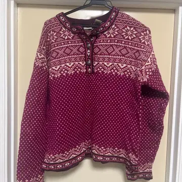 L.L.Bean 페어아일 패턴 긴팔 스웨터