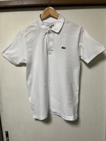 LACOSTE 화이트 피케 셔츠 FR3