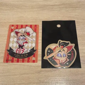 해즈빈 호텔 루시퍼 클리어 카드 스티커