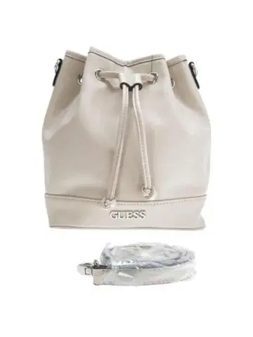 GUESS 베이지 버킷 백