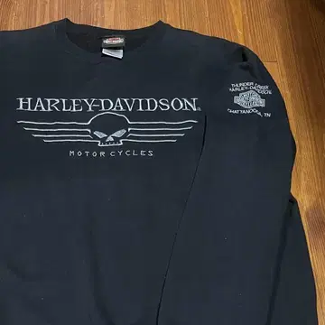 할리데이비슨 맨투맨 자수