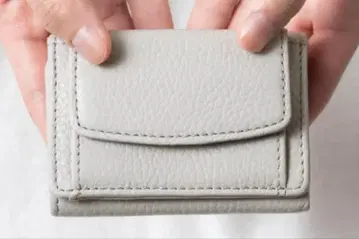 [ 미사용 새상품 ] MURA 가죽 3단 폴더형 미니 지갑