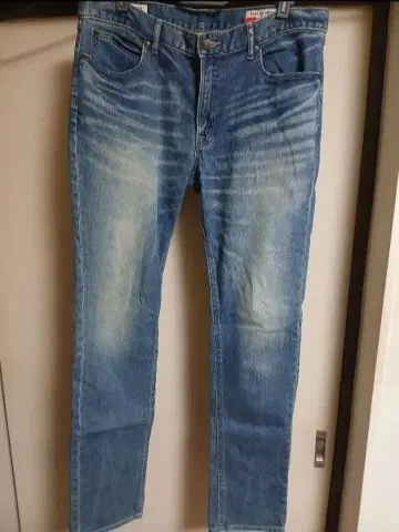 BIG JOHN 스트레이트 데님 34인치 청바지 데님 팬츠 새상품급