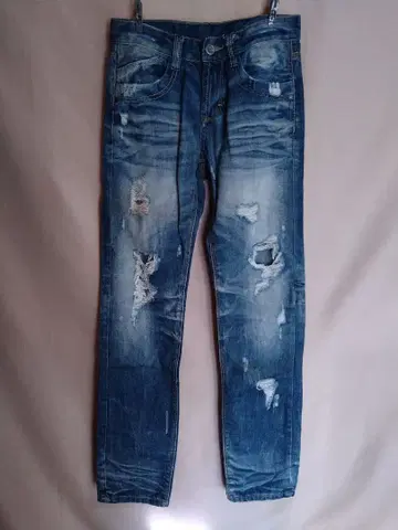 Ed virgil 데님 데미지 데님 청바지